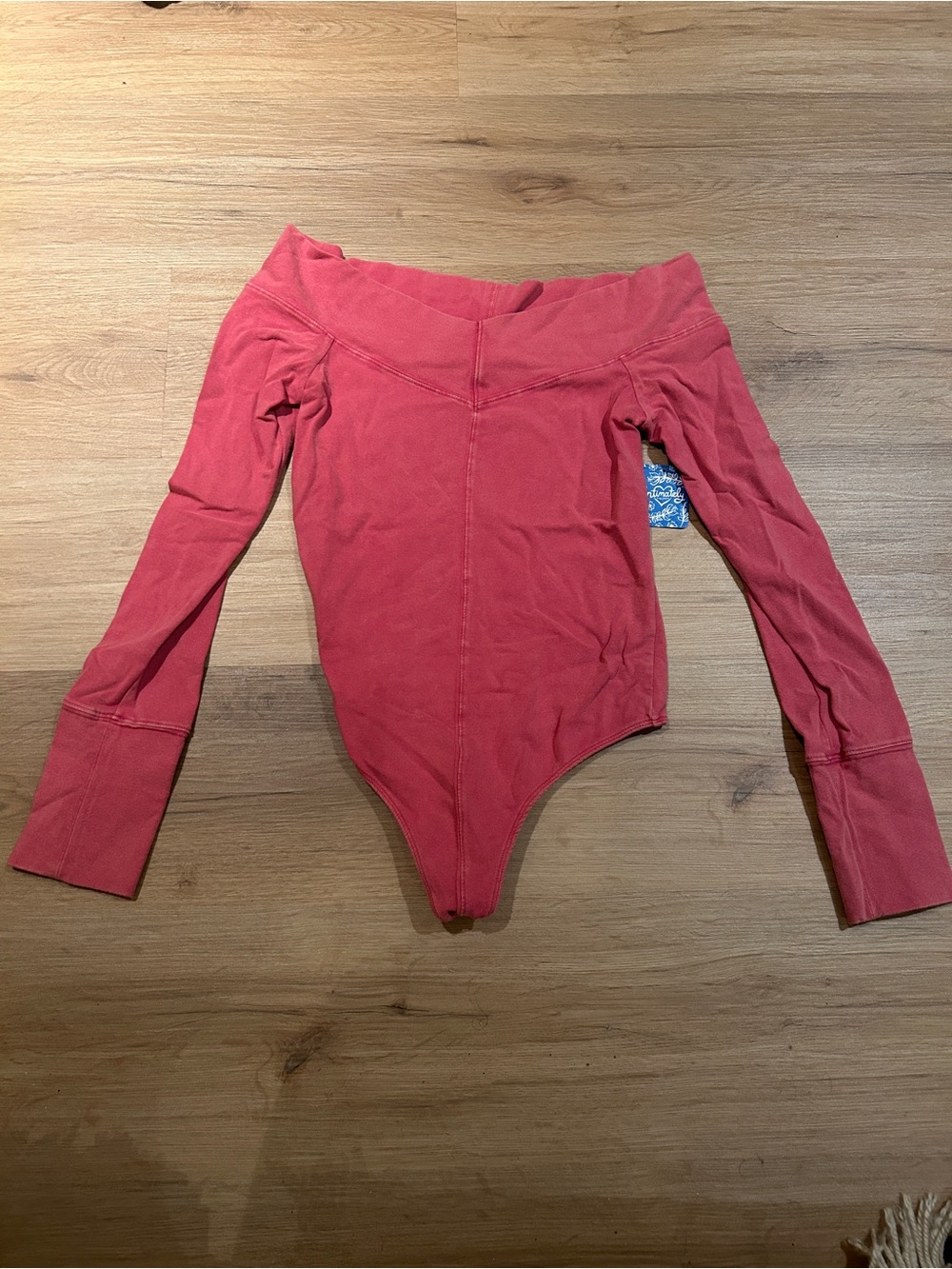 NWT free people off the shoulder bodysuit